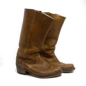 FRYE Tall brown leather riding boots